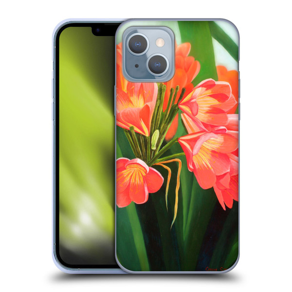 Graeme Stevenson Assorted Designs Flowers 2 Soft Gel Case for Apple iPhone 14