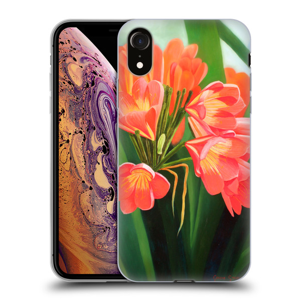 Graeme Stevenson Assorted Designs Flowers 2 Soft Gel Case for Apple iPhone XR