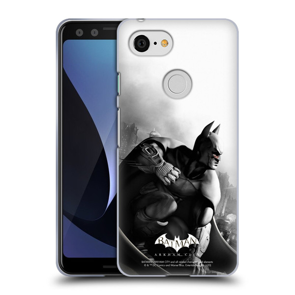 Batman Arkham City Key Art Poster Soft Gel Case for Google Pixel 3
