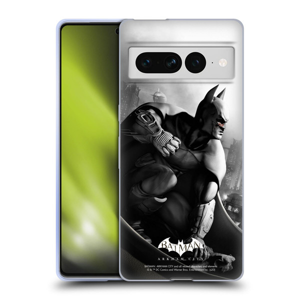 Batman Arkham City Key Art Poster Soft Gel Case for Google Pixel 7 Pro