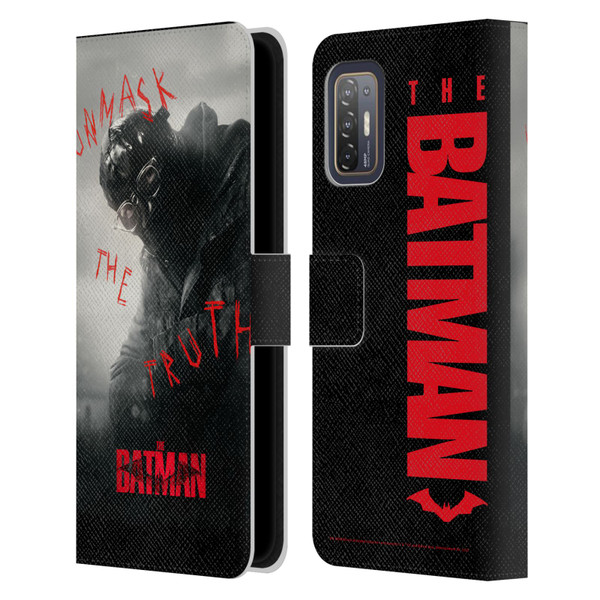 The Batman Posters Riddler Unmask The Truth Leather Book Wallet Case Cover For HTC Desire 21 Pro 5G