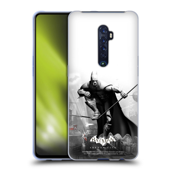 Batman Arkham City Key Art Comic Book Cover Soft Gel Case for OPPO Reno 2