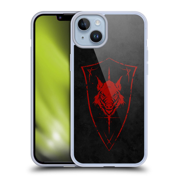 Christos Karapanos Shield Wild Boar Soft Gel Case for Apple iPhone 14 Plus