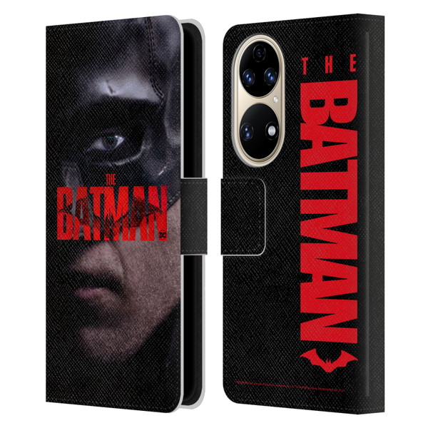 The Batman Posters Close Up Leather Book Wallet Case Cover For Huawei P50