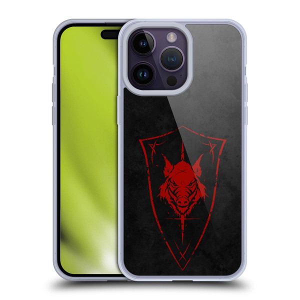 Christos Karapanos Shield Wild Boar Soft Gel Case for Apple iPhone 14 Pro Max