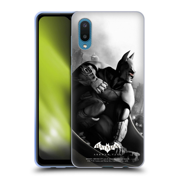 Batman Arkham City Key Art Poster Soft Gel Case for Samsung Galaxy A02/M02 (2021)