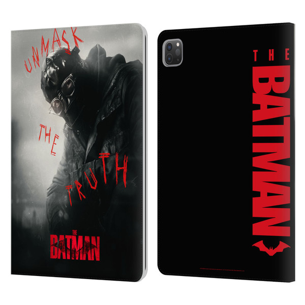 The Batman Posters Riddler Unmask The Truth Leather Book Wallet Case Cover For Apple iPad Pro 11 2020 / 2021 / 2022