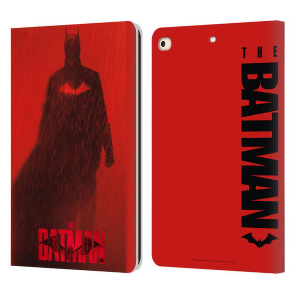 The Batman Posters Red Rain Leather Book Wallet Case Cover For Apple iPad 9.7 2017 / iPad 9.7 2018