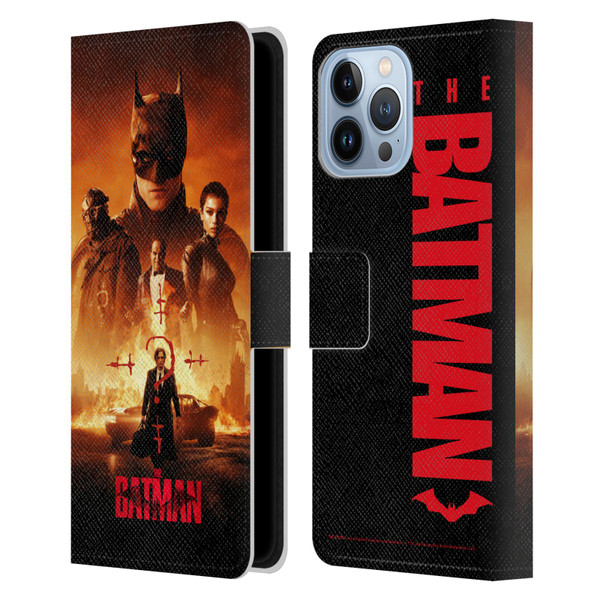 The Batman Posters Group Leather Book Wallet Case Cover For Apple iPhone 13 Pro Max