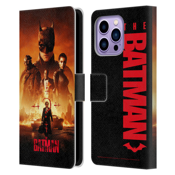 The Batman Posters Group Leather Book Wallet Case Cover For Apple iPhone 14 Pro Max