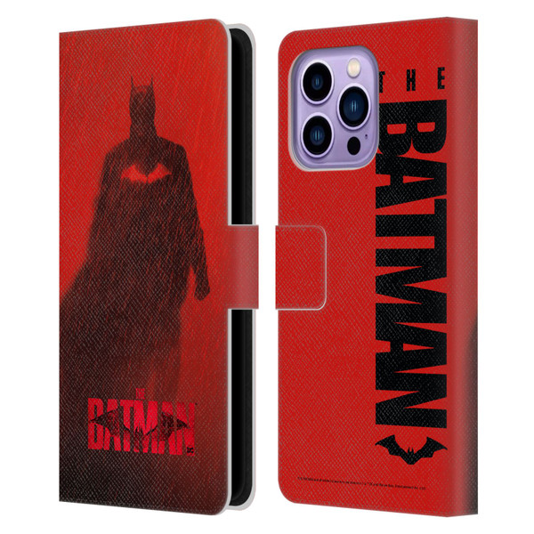 The Batman Posters Red Rain Leather Book Wallet Case Cover For Apple iPhone 14 Pro Max