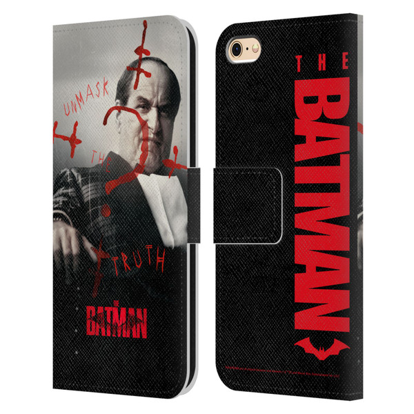 The Batman Posters Penguin Unmask The Truth Leather Book Wallet Case Cover For Apple iPhone 6 / iPhone 6s