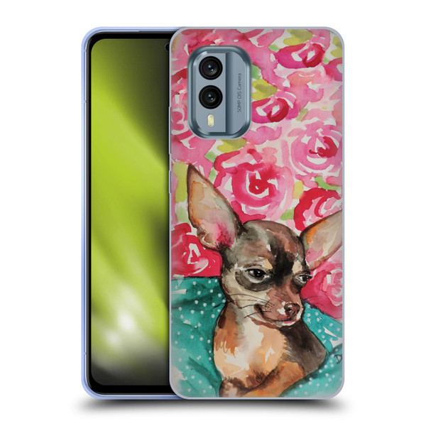 Sylvie Demers Nature Chihuahua Soft Gel Case for Nokia X30