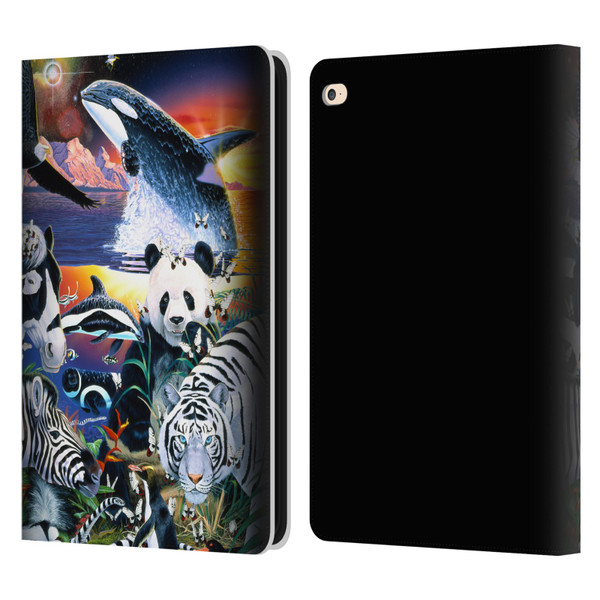 Graeme Stevenson Assorted Designs Animals Leather Book Wallet Case Cover For Apple iPad Air 2 (2014)