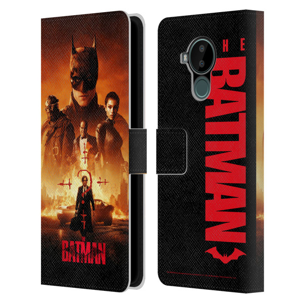 The Batman Posters Group Leather Book Wallet Case Cover For Nokia C30