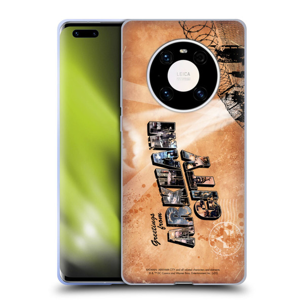Batman Arkham City Graphics Postcard Soft Gel Case for Huawei Mate 40 Pro 5G