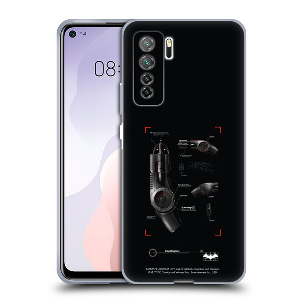 Batman Arkham City Graphics Grappling Gun Soft Gel Case for Huawei Nova 7 SE/P40 Lite 5G