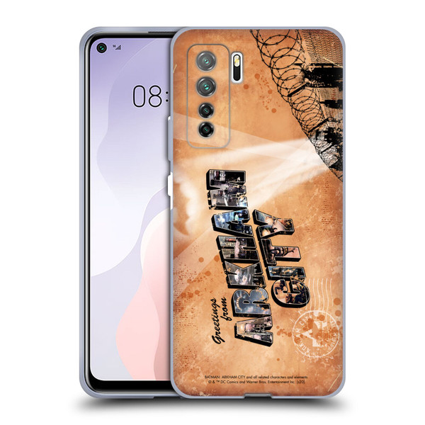 Batman Arkham City Graphics Postcard Soft Gel Case for Huawei Nova 7 SE/P40 Lite 5G