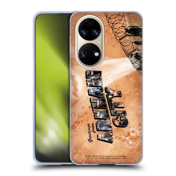 Batman Arkham City Graphics Postcard Soft Gel Case for Huawei P50