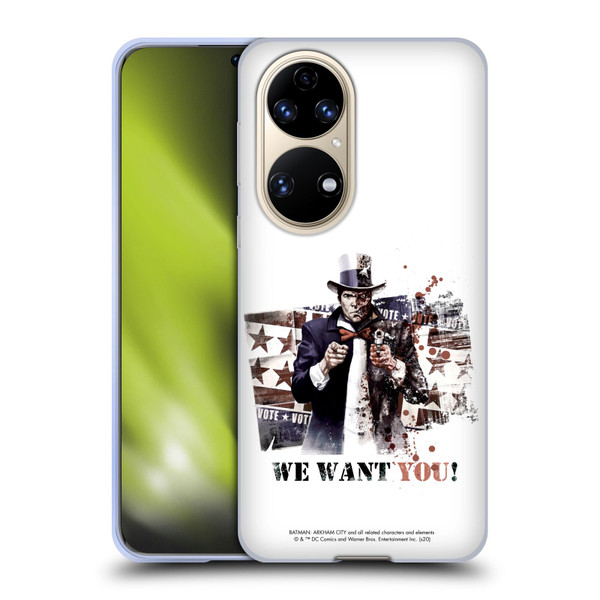 Batman Arkham City Graphics Two-Face We Want You Soft Gel Case for Huawei P50