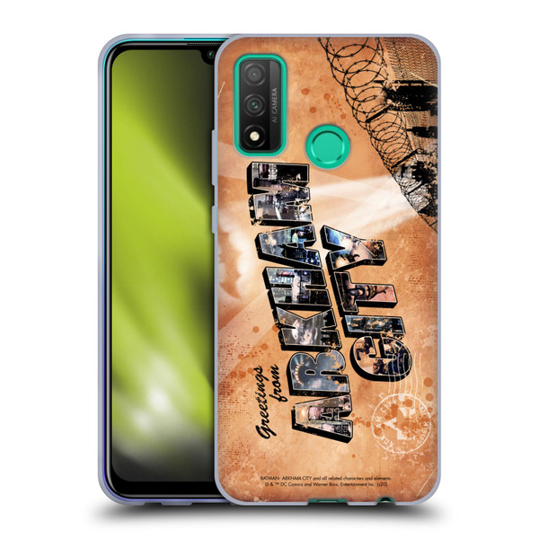 Batman Arkham City Graphics Postcard Soft Gel Case for Huawei P Smart (2020)