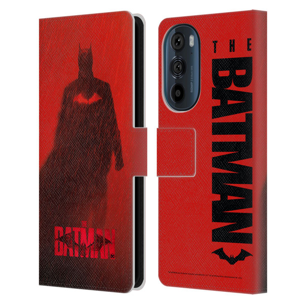 The Batman Posters Red Rain Leather Book Wallet Case Cover For Motorola Edge 30