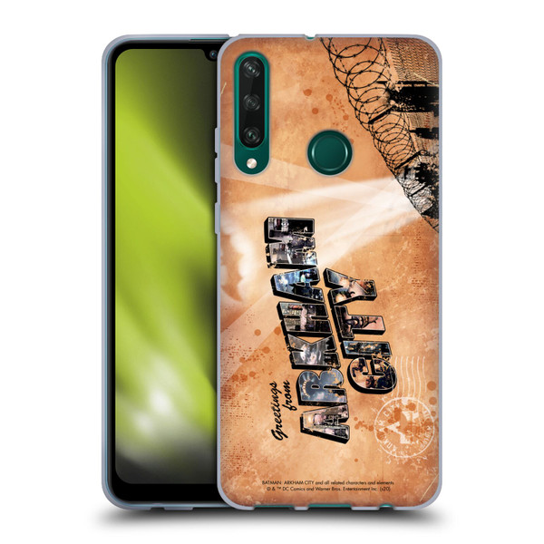 Batman Arkham City Graphics Postcard Soft Gel Case for Huawei Y6p
