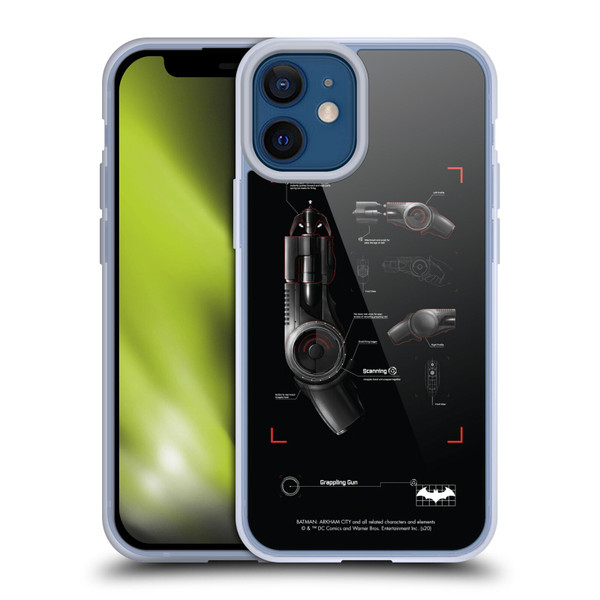 Batman Arkham City Graphics Grappling Gun Soft Gel Case for Apple iPhone 12 Mini