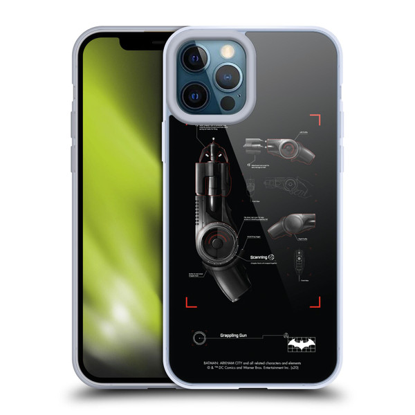 Batman Arkham City Graphics Grappling Gun Soft Gel Case for Apple iPhone 12 Pro Max
