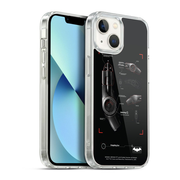 Batman Arkham City Graphics Grappling Gun Soft Gel Case for Apple iPhone 13