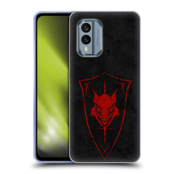 Christos Karapanos Shield Wild Boar Soft Gel Case for Nokia X30