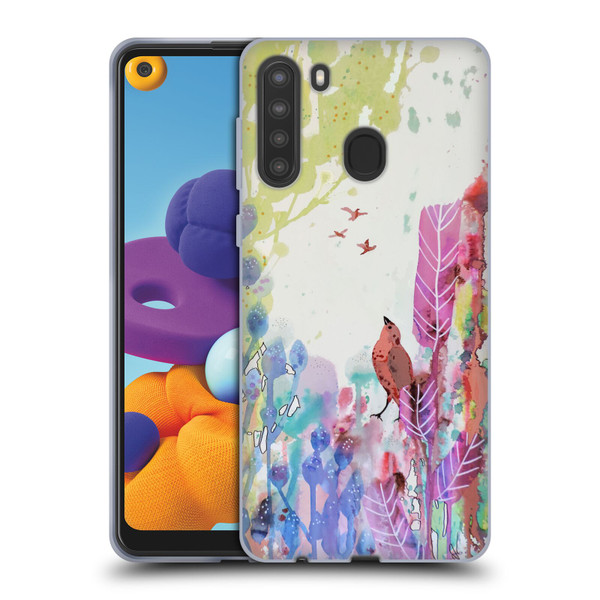Sylvie Demers Nature Wings Soft Gel Case for Samsung Galaxy A21 (2020)