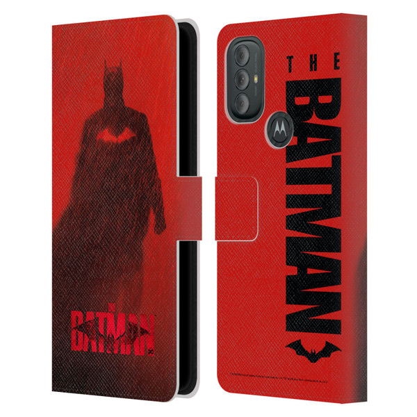 The Batman Posters Red Rain Leather Book Wallet Case Cover For Motorola Moto G10 / Moto G20 / Moto G30