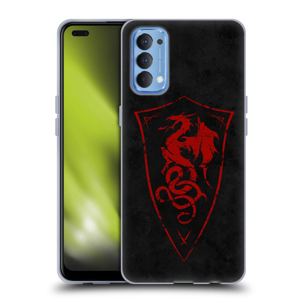 Christos Karapanos Shield Dragon Soft Gel Case for OPPO Reno 4 5G