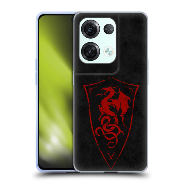 Christos Karapanos Shield Dragon Soft Gel Case for OPPO Reno8 Pro