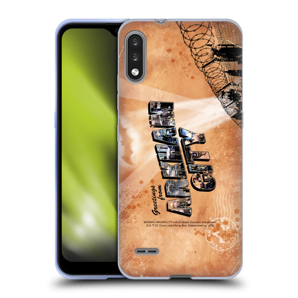 Batman Arkham City Graphics Postcard Soft Gel Case for LG K22