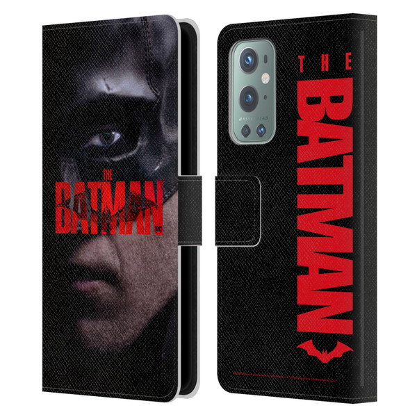 The Batman Posters Close Up Leather Book Wallet Case Cover For OnePlus 9