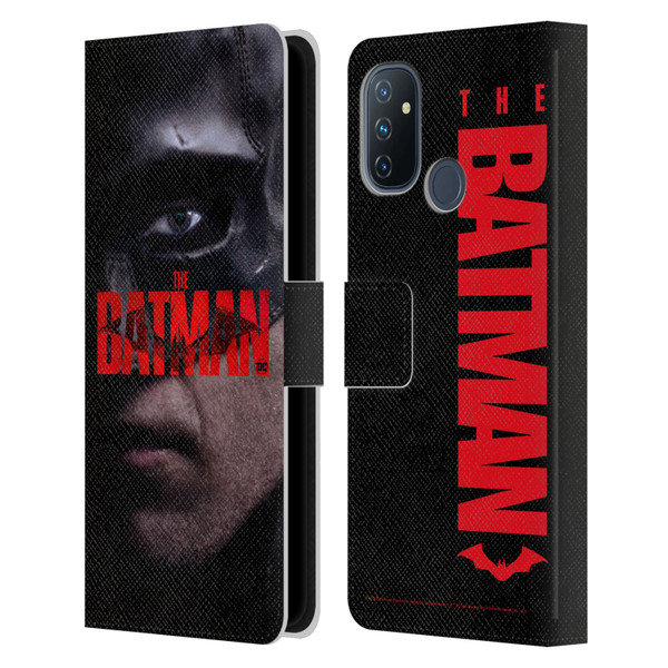 The Batman Posters Close Up Leather Book Wallet Case Cover For OnePlus Nord N100