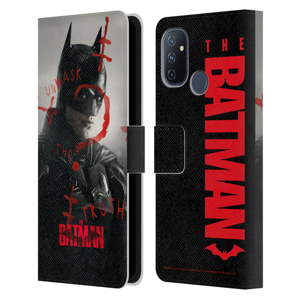 The Batman Posters Unmask The Truth Leather Book Wallet Case Cover For OnePlus Nord N100