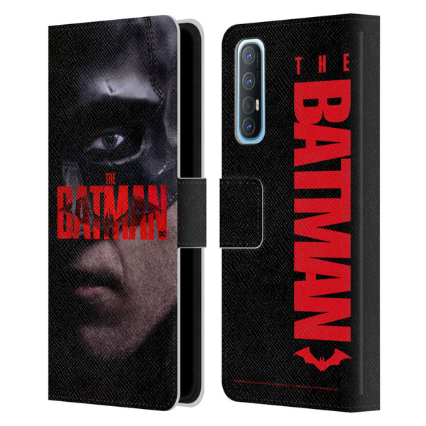 The Batman Posters Close Up Leather Book Wallet Case Cover For OPPO Find X2 Neo 5G