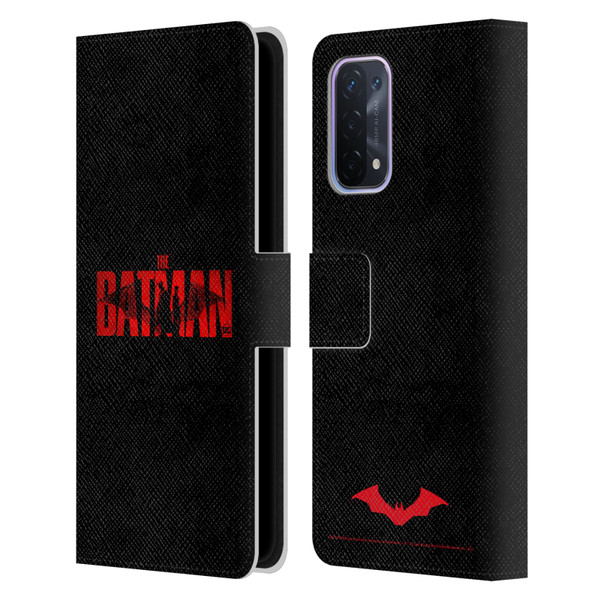 The Batman Posters Logo Leather Book Wallet Case Cover For OPPO A54 5G