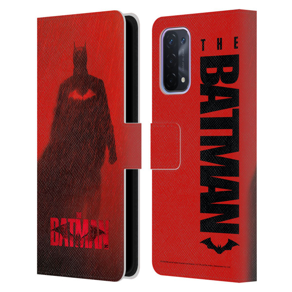 The Batman Posters Red Rain Leather Book Wallet Case Cover For OPPO A54 5G