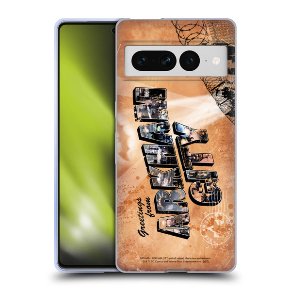 Batman Arkham City Graphics Postcard Soft Gel Case for Google Pixel 7 Pro