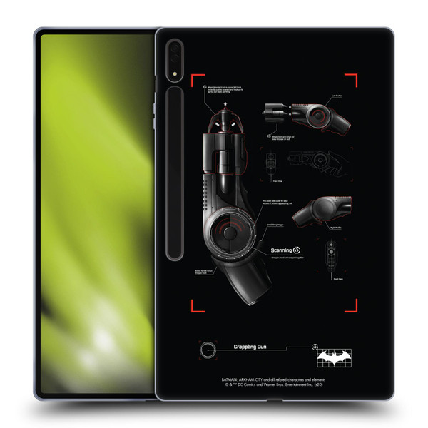 Batman Arkham City Graphics Grappling Gun Soft Gel Case for Samsung Galaxy Tab S8 Ultra