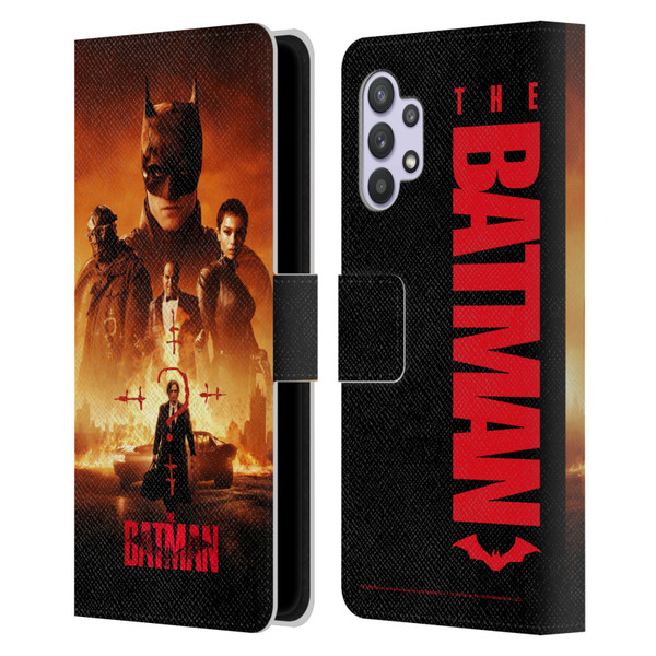 The Batman Posters Group Leather Book Wallet Case Cover For Samsung Galaxy A32 (2021)