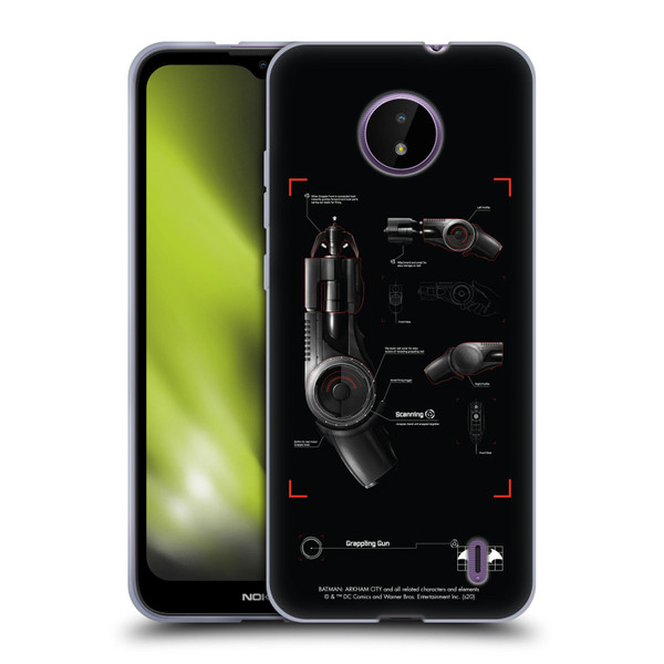 Batman Arkham City Graphics Grappling Gun Soft Gel Case for Nokia C10 / C20
