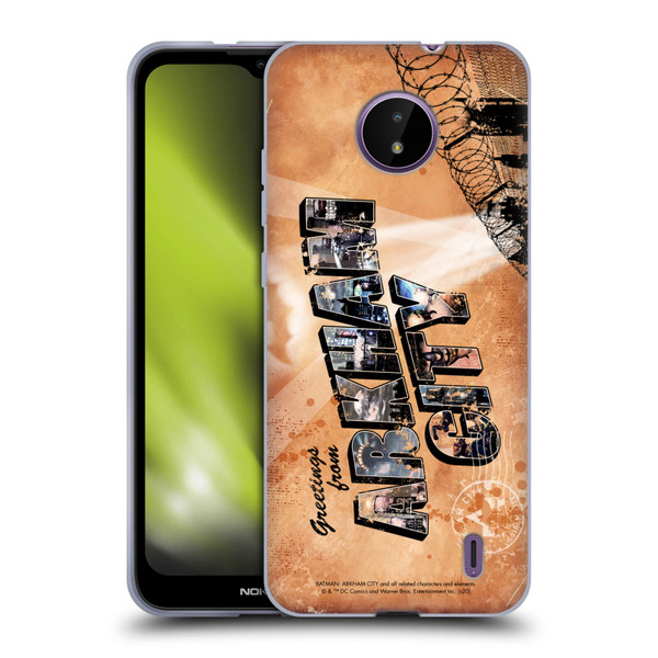 Batman Arkham City Graphics Postcard Soft Gel Case for Nokia C10 / C20