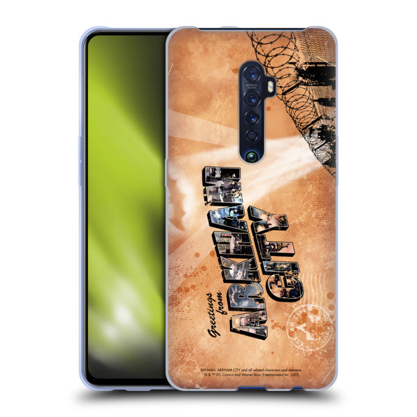 Batman Arkham City Graphics Postcard Soft Gel Case for OPPO Reno 2