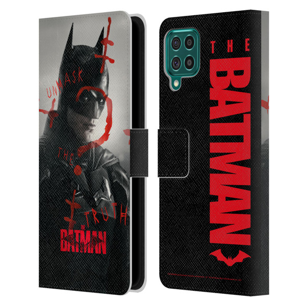 The Batman Posters Unmask The Truth Leather Book Wallet Case Cover For Samsung Galaxy F62 (2021)