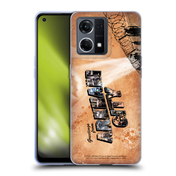 Batman Arkham City Graphics Postcard Soft Gel Case for OPPO Reno8 4G